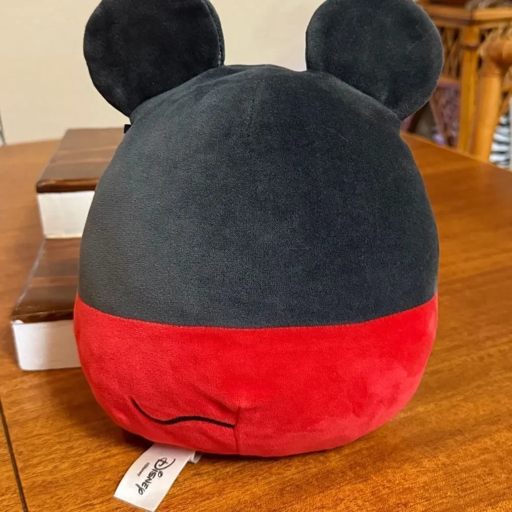 NWOT Squishmallow Mickey Mouse 10” Red Black Tan